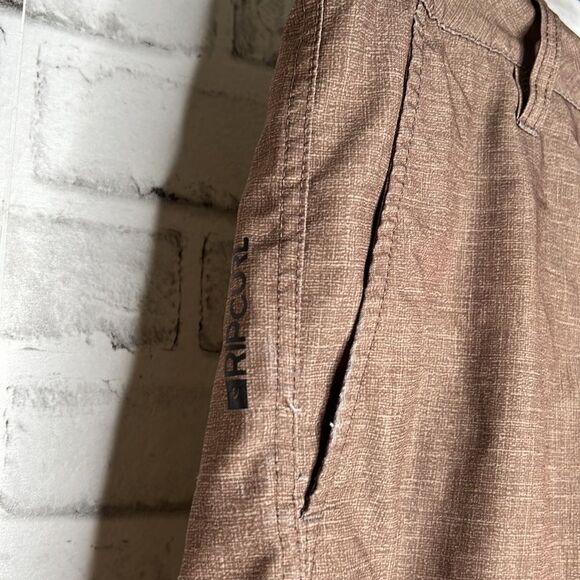 Rip curl Boardwalk Brown Swim Trunks Bathing Suit Shorts Size 30 - Picture 3 of 6